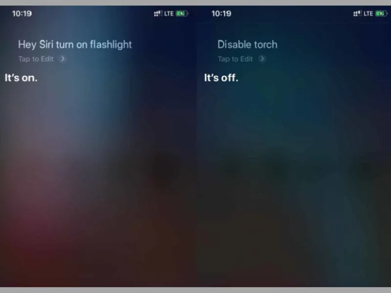 Cách tắt/bật đèn flash trên iphone bằng trợ lý ảo siri