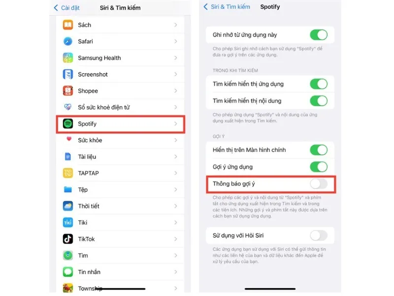 Cách tắt nhạc màn hình khóa trên iPhone bằng cách gạt nút ở mục thông báo gợi ý
