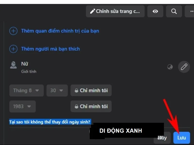 Cách tắt thông báo sinh nhật trên Facebook bằng PC