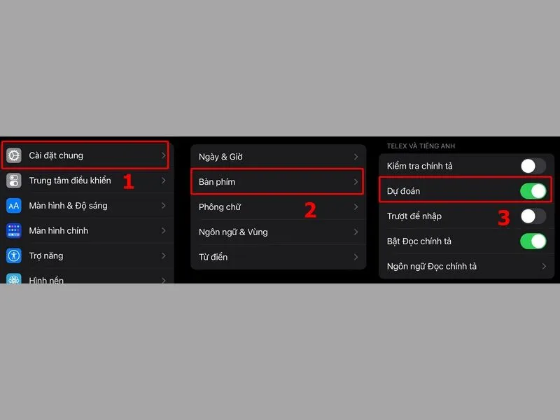 Hướng dẫn Cách tắt tiên đoán trên iphone cụ thể