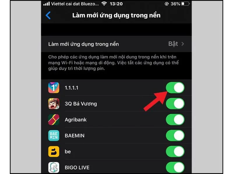 Hoàn tất cách tắt ứng dụng chạy ngầm trên iphone