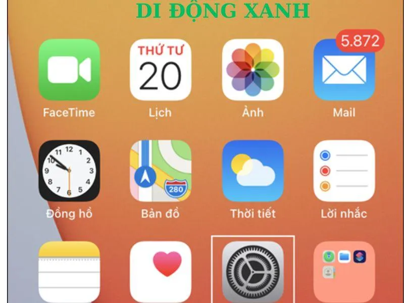 Cách tắt viết hoa trên bàn phím điện thoại iPhone trong mục cài đặt