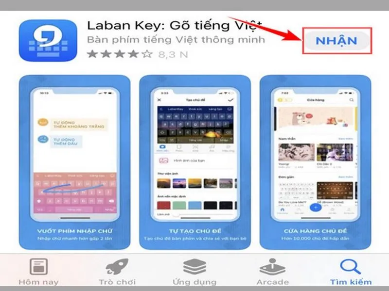 Cách thay đổi hình nền bàn phím iPhone Ứng dụng Laban Key