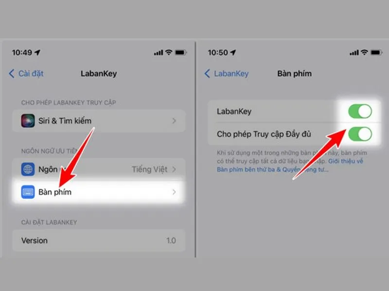 Cách thay đổi hình nền bàn phím iPhone trong cài đặt