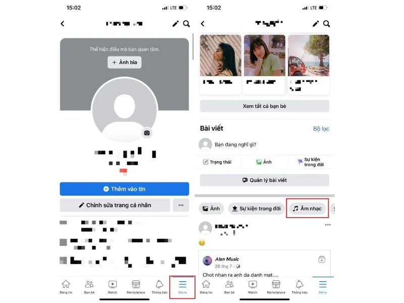 Cách thêm bài hát vào tiểu sử Facebook trong mục cá nhân