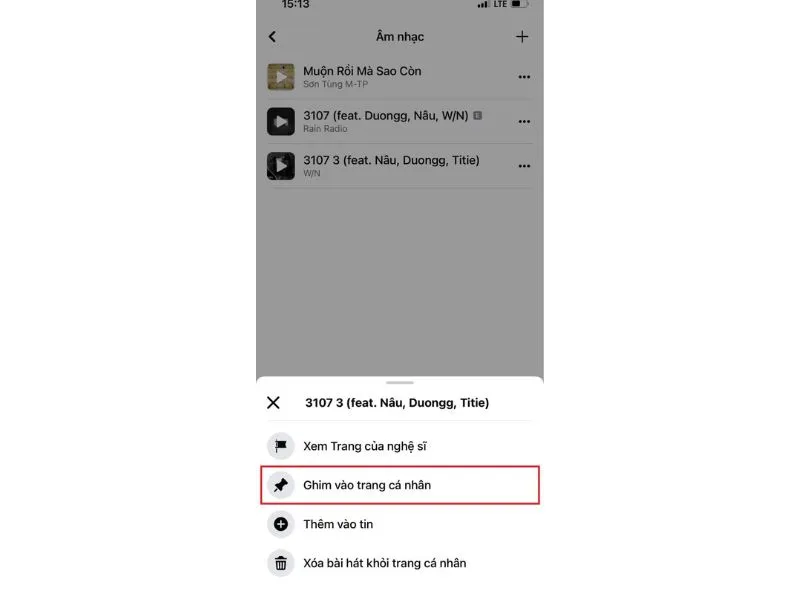 Cách thêm bài hát vào tiểu sử Facebook và ghim cá nhân