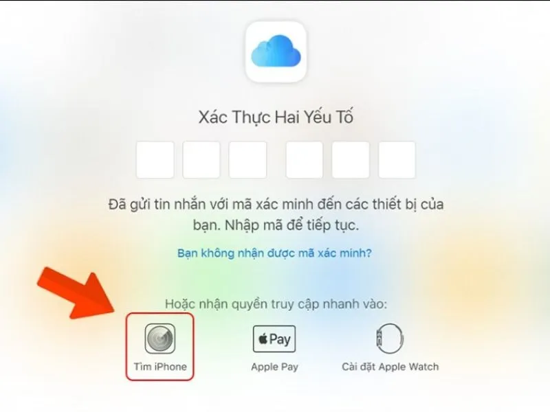 Cách theo dõi iPhone - Truy cập vào tính năng tìm iPhone trên iCloud