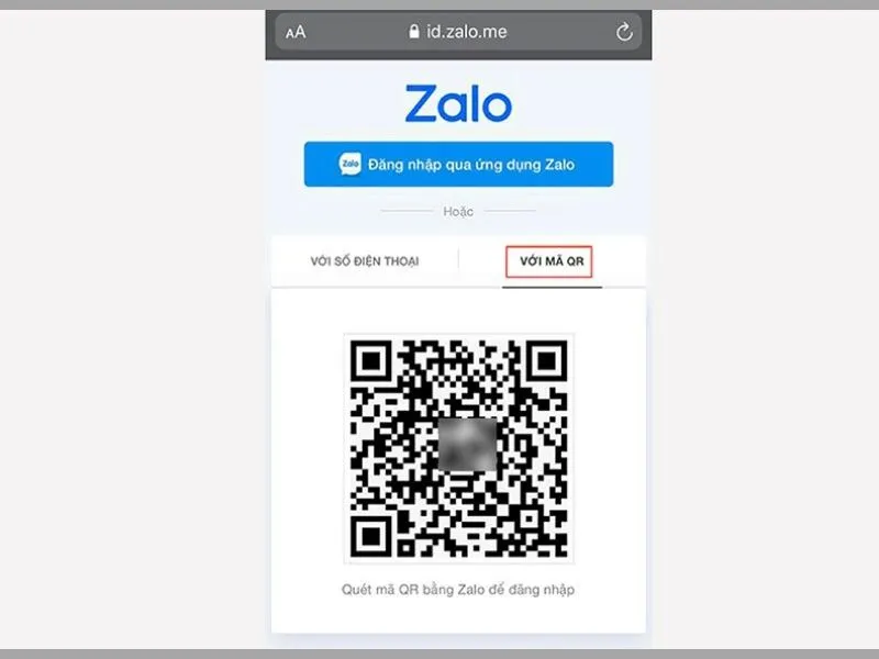 Theo dõi Zalo qua số điện thoại