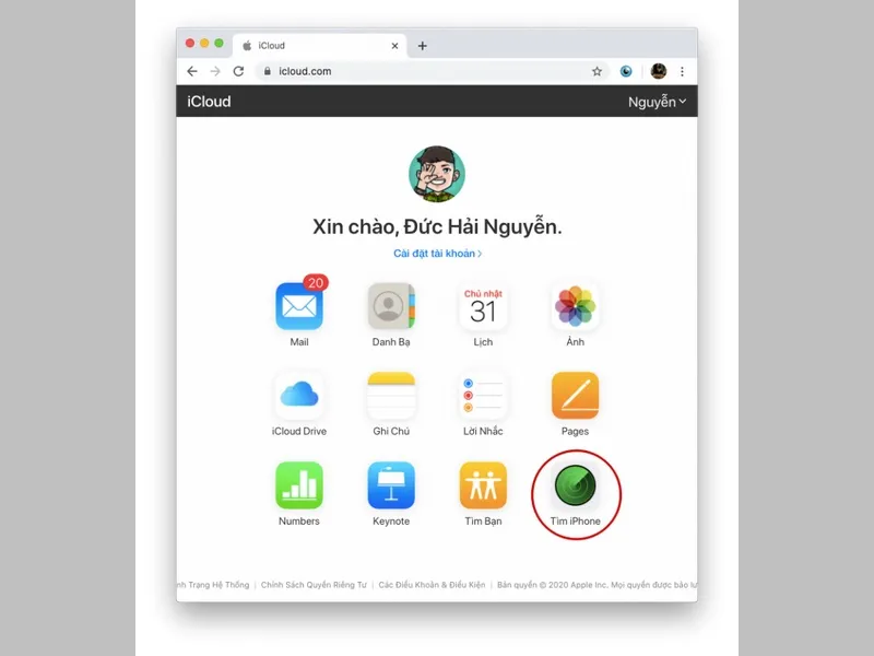 Cách tìm trên hệ điều hành IOS 14