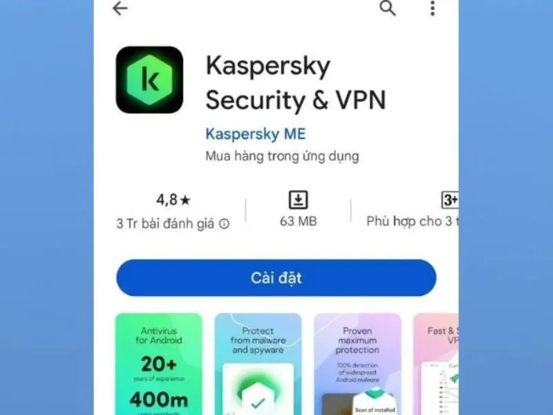 Tải và cài đặt ứng dụng VPN trên Appstore