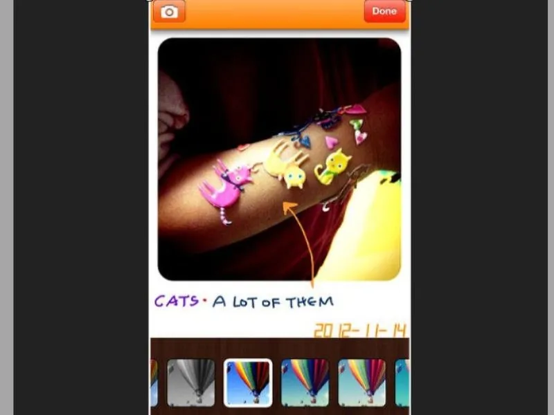 Trải nghiệm vẽ lên ảnh cực cool cùng app PhotoNoter Lite  
