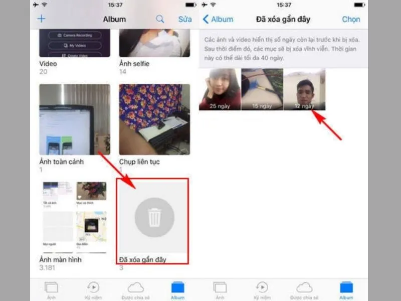 Cách xóa ảnh trên iphone vĩnh viễn ở thùng rác 