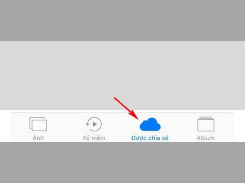 Xóa ảnh tại thẻ “Được chia sẻ”