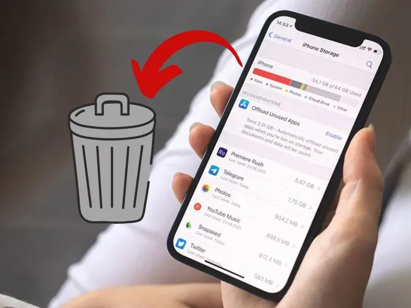 Chỉ ra các Cách xóa dữ liệu hệ thống trên iPhone