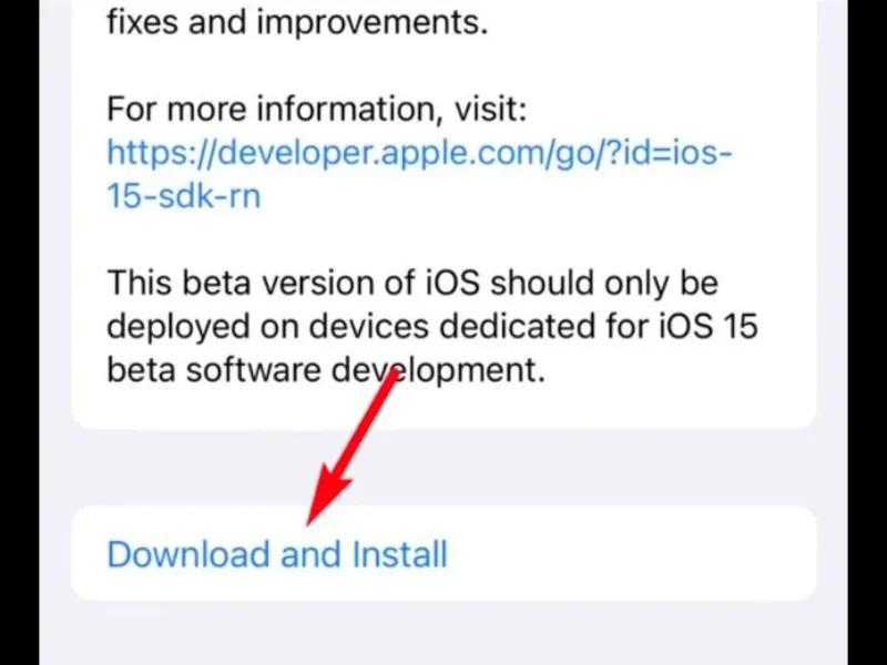 cần phải update iOS mới 