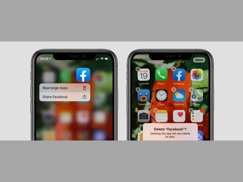 Gỡ App mới để xử lý màn hình iphone bị đơ