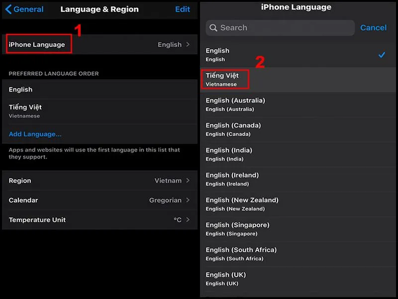 Cài bàn phím tiếng Việt cho iPhone