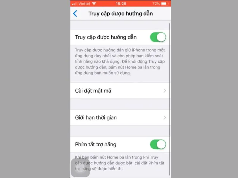 Truy cập được hướng dẫn trên Iphone