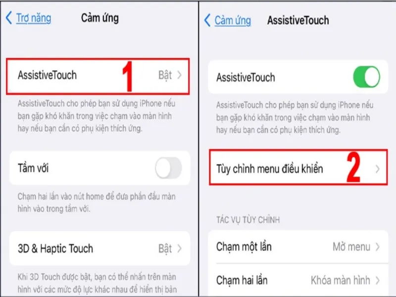Chọn AssistiveTouch