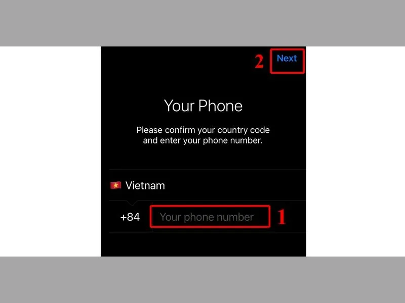 Hướng dẫn cài đặt Telegram trên iPhone - Đăng nhập