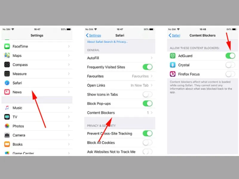 Chặn quảng cáo trên iPhone bằng app AdGuard