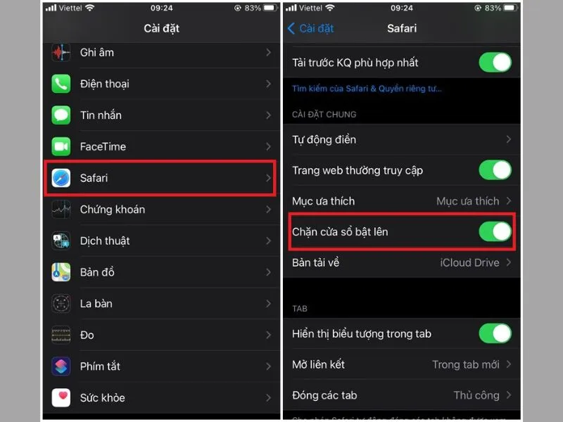 Tắt các quảng cáo pop-up trên iPhone của bạn