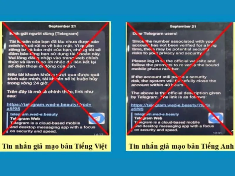 Có bị lừa đảo trên Telegram không? Lừa đảo link liên kết độc hại