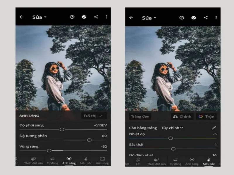 Tone xanh nâu nhạt bắt mắt với công thức chỉnh ảnh Lightroom