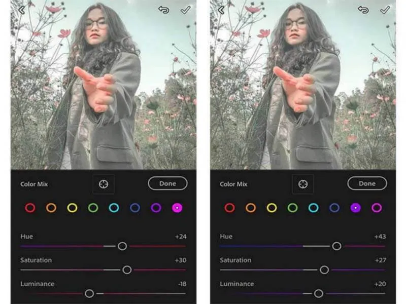 Chỉnh ảnh tone xám đỏ theo công thức chỉnh ảnh bằng Lightroom