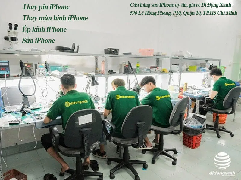 Dịch vụ sửa iPhone chuyên nghiệp và nhanh chóng tại Di Động Xanh