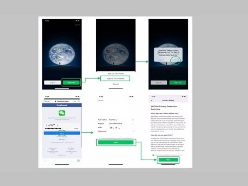 Wechat không cần quét mã nhờ vào trang xã hội