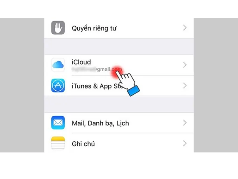 Mục cài đặt 