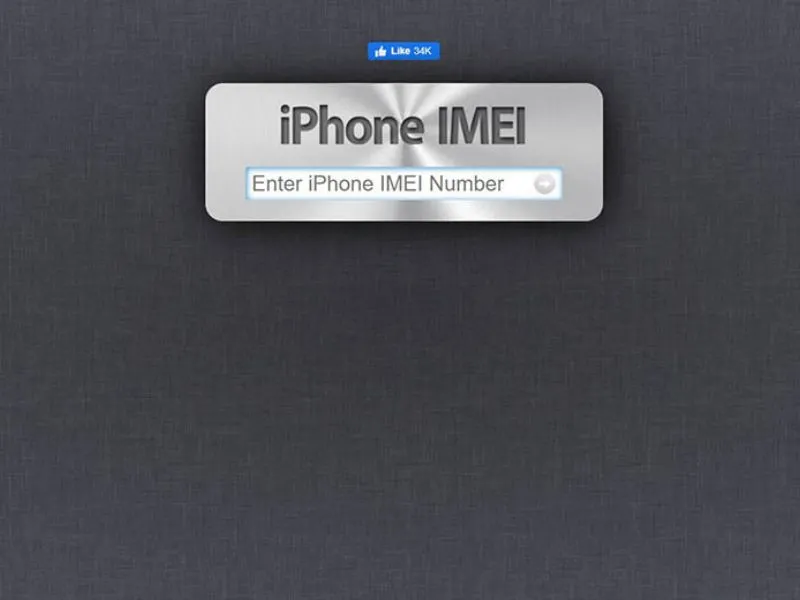 Giao diện của Địa chỉ web check iMei iPhone uy tín