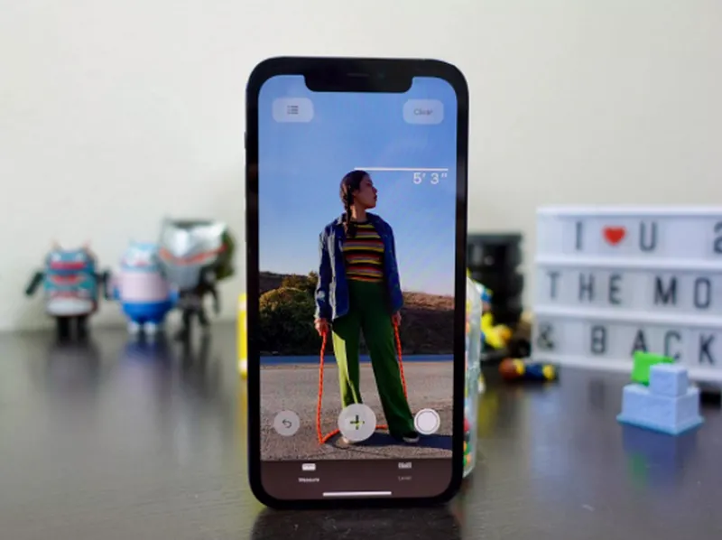 Đo chiều cao bằng iPhone cực tiện lợi