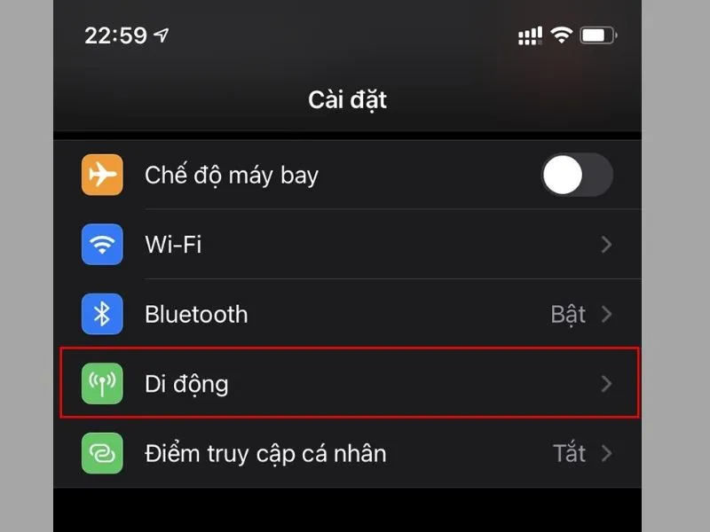 Thay đổi tên nhà mạng trên iPhone