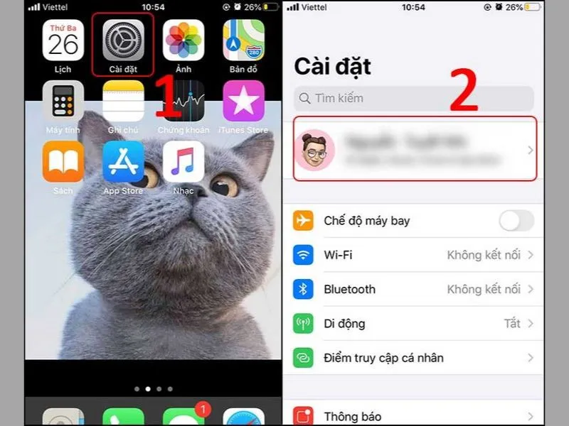 đồng bộ ảnh iPhone với iCloud