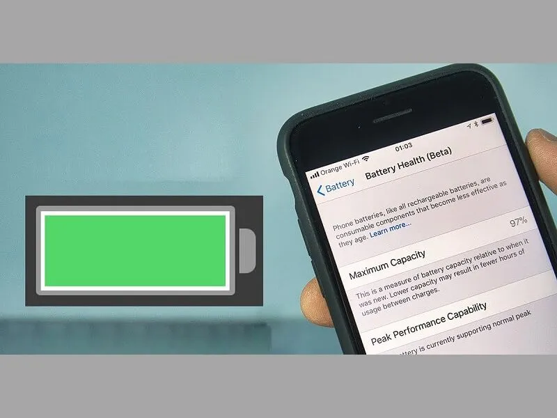 Lưu ý khi check dung lượng tối đa pin iphone là gì?