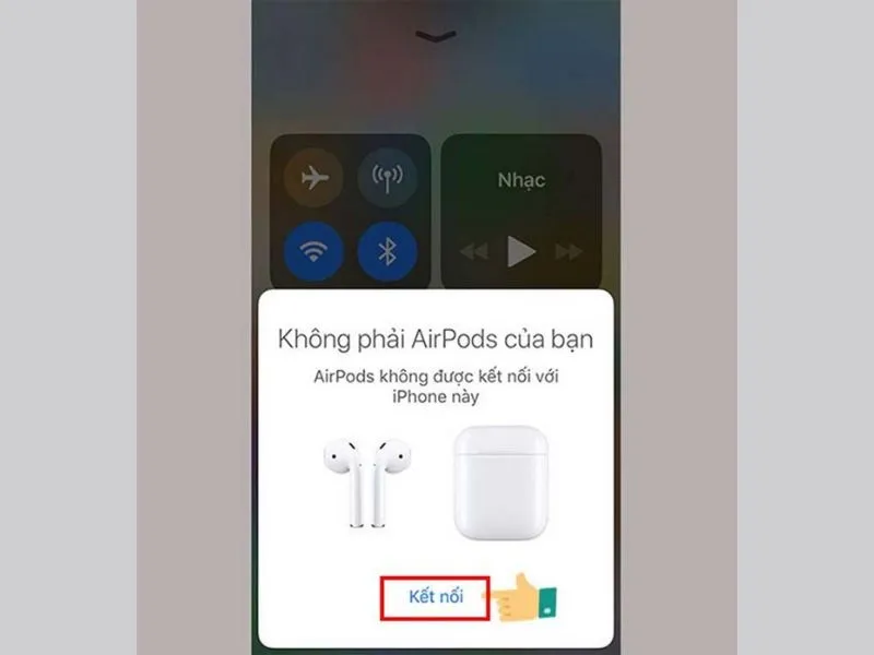 Cách kết nối airpod với iPhone tự động
