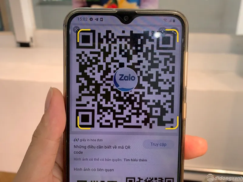 Mở camera cách quét mã QR trên iPhone