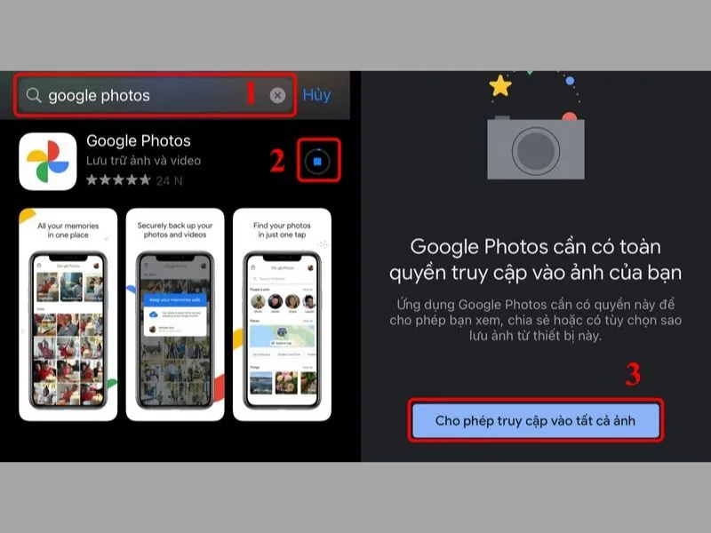 Tìm, tải, cài đặt và mở ứng dụng Google Photos trên iPhone của bạn
