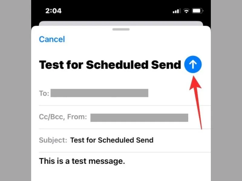 Hẹn giờ để gửi mail