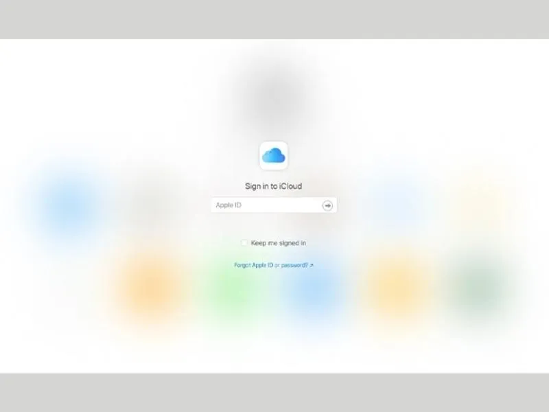 Đăng nhập tài khoản iCloud riêng của bạn
