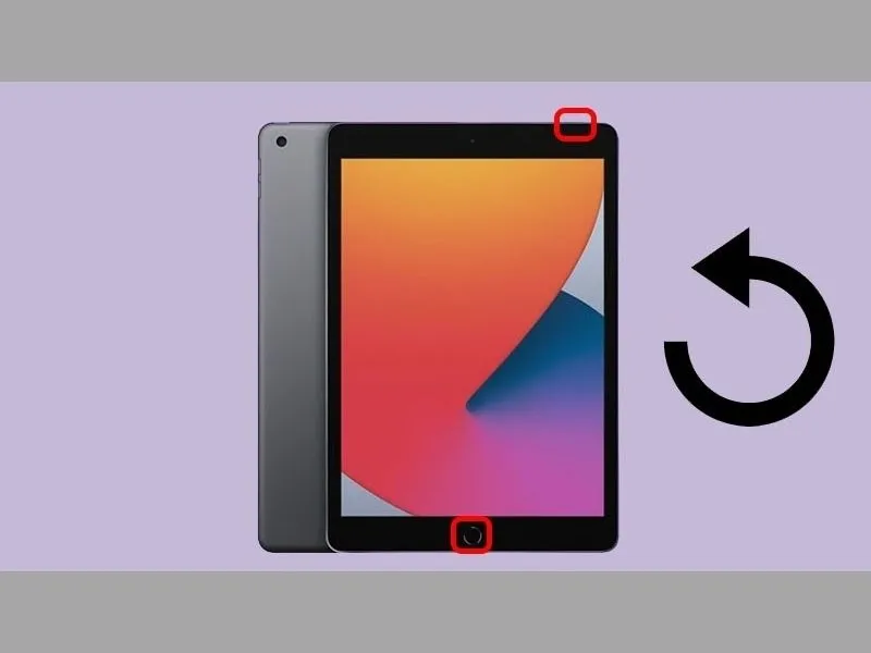 Khởi động lại iPad để khắc phục ipad không tải được ứng dụng
