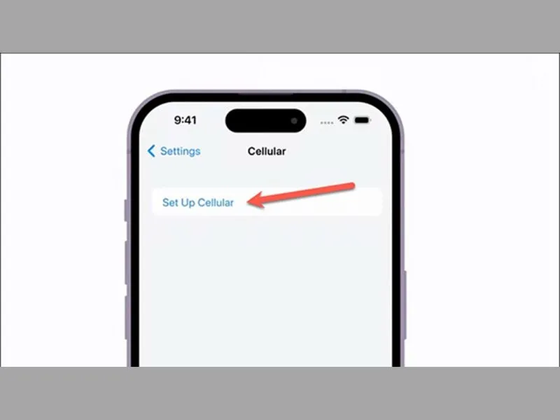 thiet lap sim cho iphone