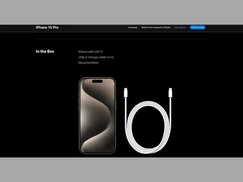 ly giai iphone 15 sac bao lau thi day