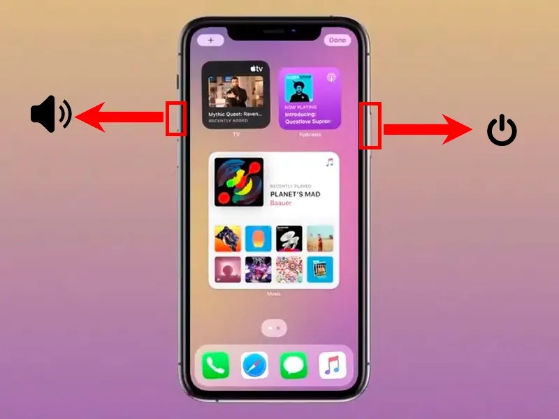 Kiểm tra lại nút nguồn khi iphone không chụp màn hình được