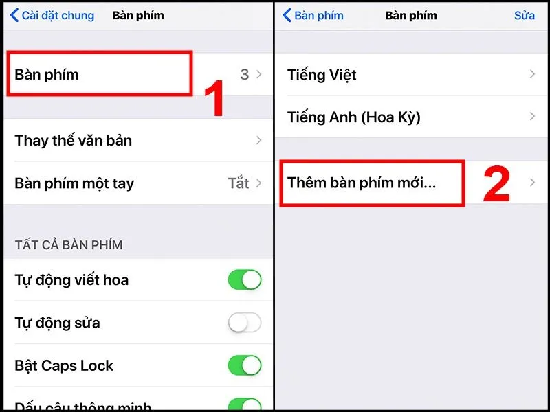 Truy cập vào mục