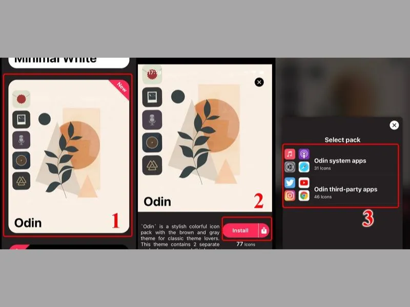 Chọn mẫu Icon trên Next Icon và tải về