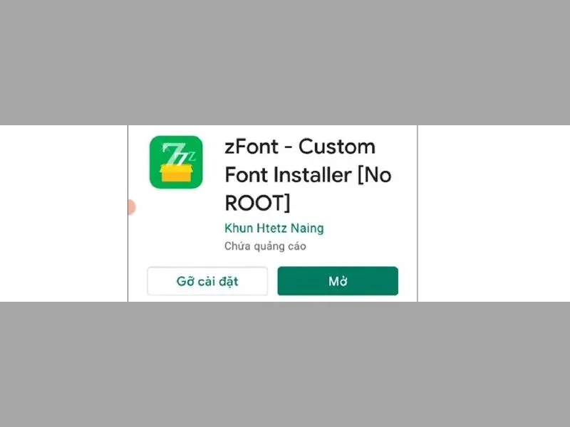 Cài đặt app Zfont - Cấu hình bộ Icon điện thoại cho Android icon trên điện thoại Android