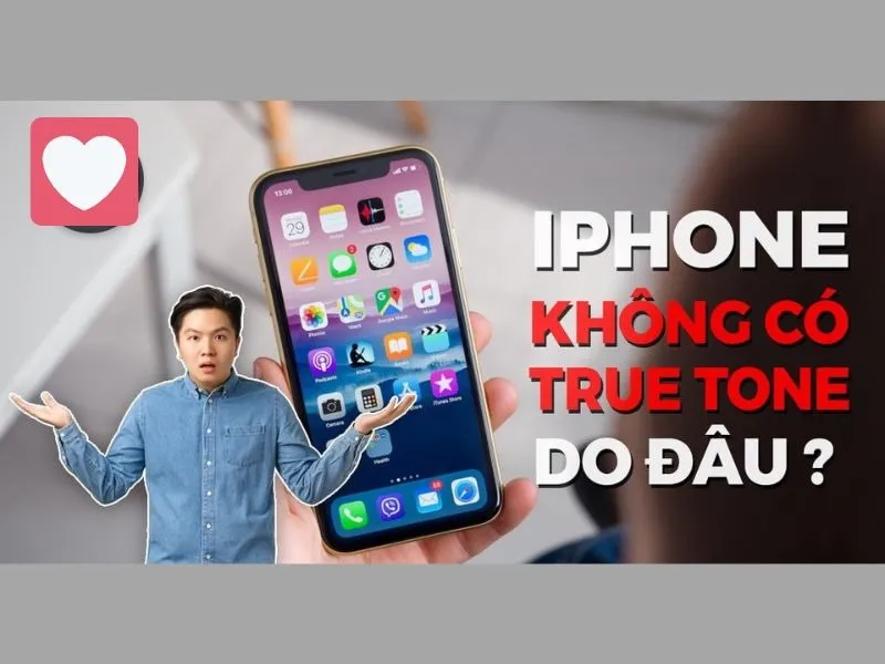 Lý do true tone bị mất thường là do cập nhật mới hệ điều hành hoặc thay màn hình